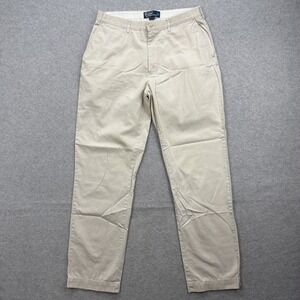 Vintage Polo Ralph Lauren Pants Mens 34x34 Beige Khaki Preppy Old Money Chino